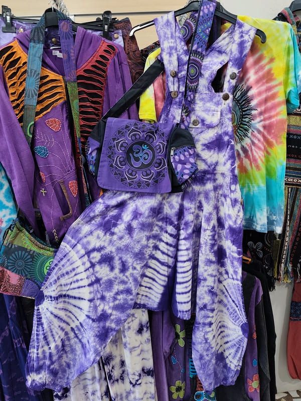 peto-turco-algodon-batik-tie-dye-AH46LI Peto turco Nepal Tie-Dye de algodón artesanal con botones de coco y diseño Batik